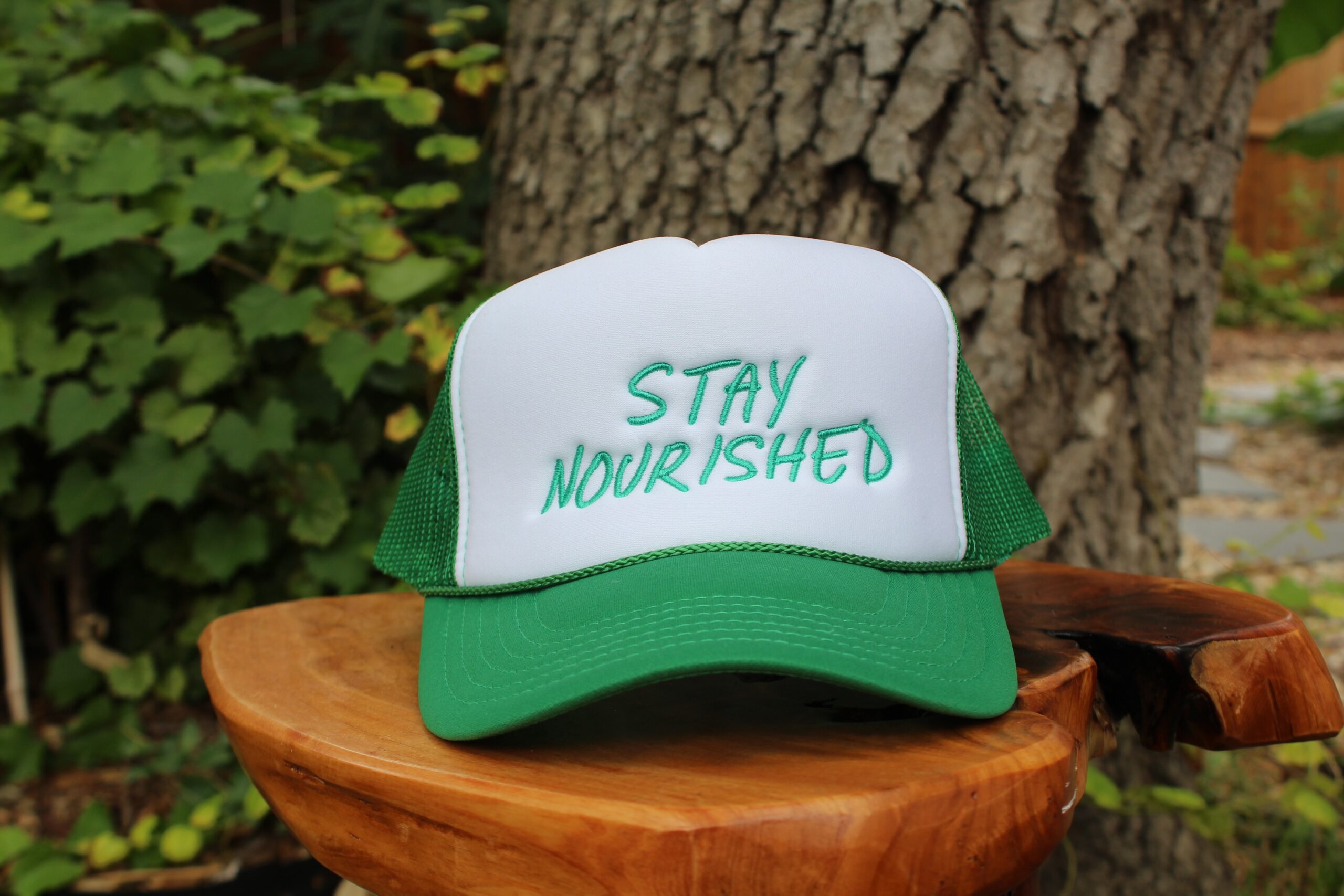 “Stay Nourished” Trucker Hat